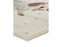 Alfombra Infantil-Alfombra infantil - perros salchicha - blanco - 120 x 170 cm - BEATS Blanco / Multicolor