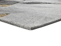 Alfombra interior - abstracto - - 60 x 120 cm - BIANCA Gris New