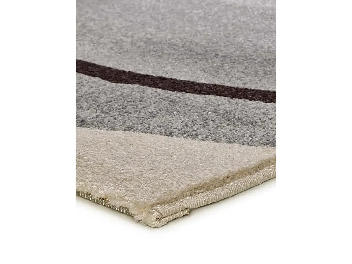 Alfombra interior - abstracto - beige / gris - 140 x 200 cm - LESSIA Gris / Beige Outlet
