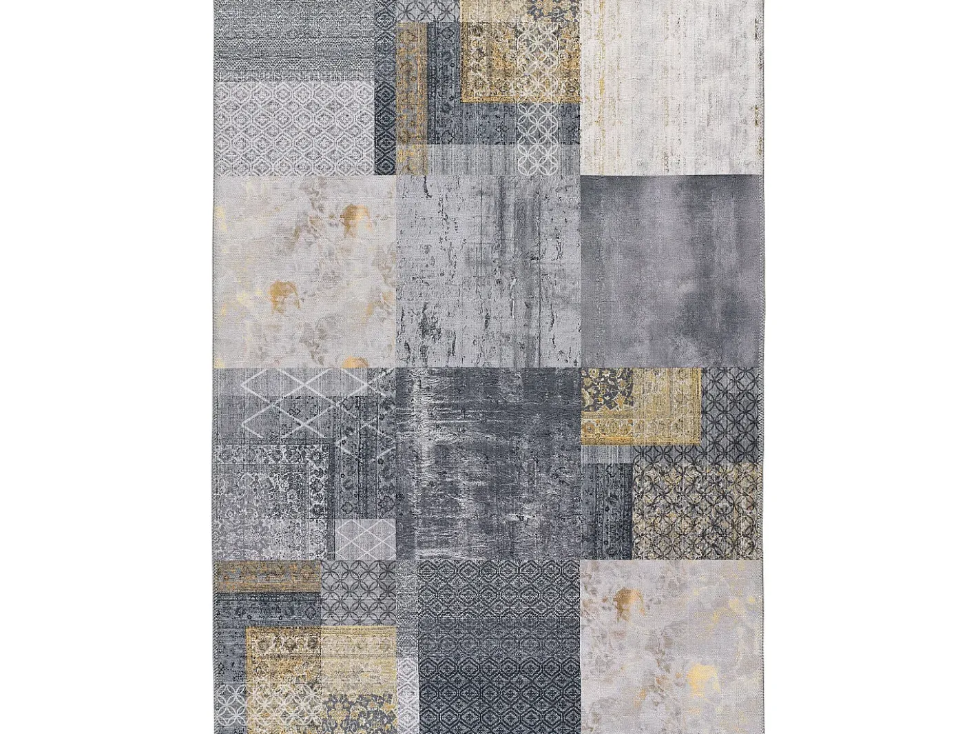 Clearance Alfombra interior - abstracto - - 120 x 170 cm - NEILA Gris