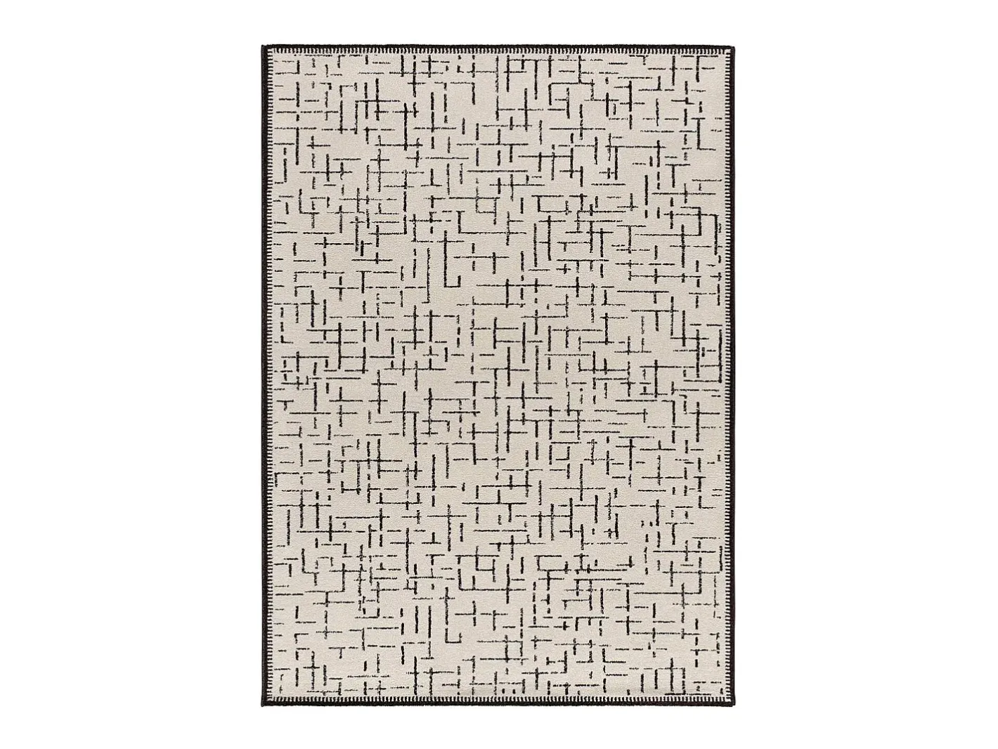 Alfombra interior - abstracto - - 200 x 290 cm - RETRO Blanco Sale