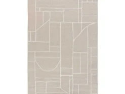 Alfombra De Salón-Alfombra interior - abstracto - - 80 x 150 cm - HL-ETHNIC Crema