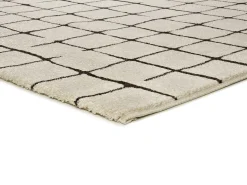 Alfombra interior - abstracto - - 160 x 230 cm - RETRO Blanco Clearance