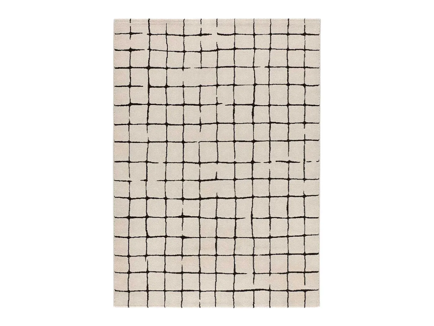 Alfombra interior - abstracto - - 160 x 230 cm - RETRO Blanco Clearance
