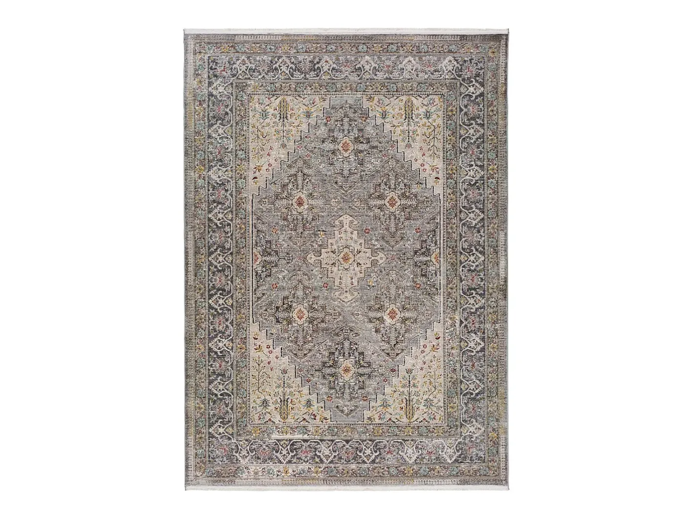 Online Alfombra interior - abstracto - gris - 120 x 170 cm - SAROUGH Gris / Beige