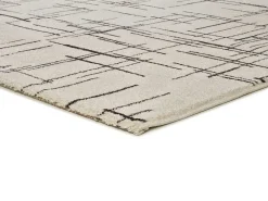 Alfombra interior - abstracto - - 80 x 150 cm - RETRO Blanco Outlet