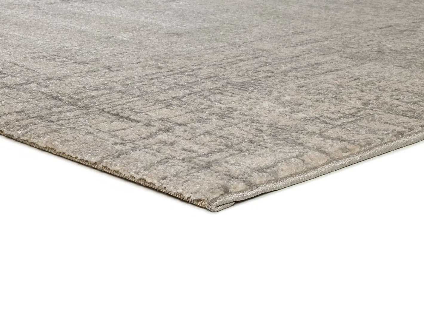 Clearance Alfombra interior - abstracto - plata - 160 x 230 cm - SENSATION Gris