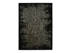 Hot Alfombra interior - abstracto - - 140 x 200 cm - GOLD Negro