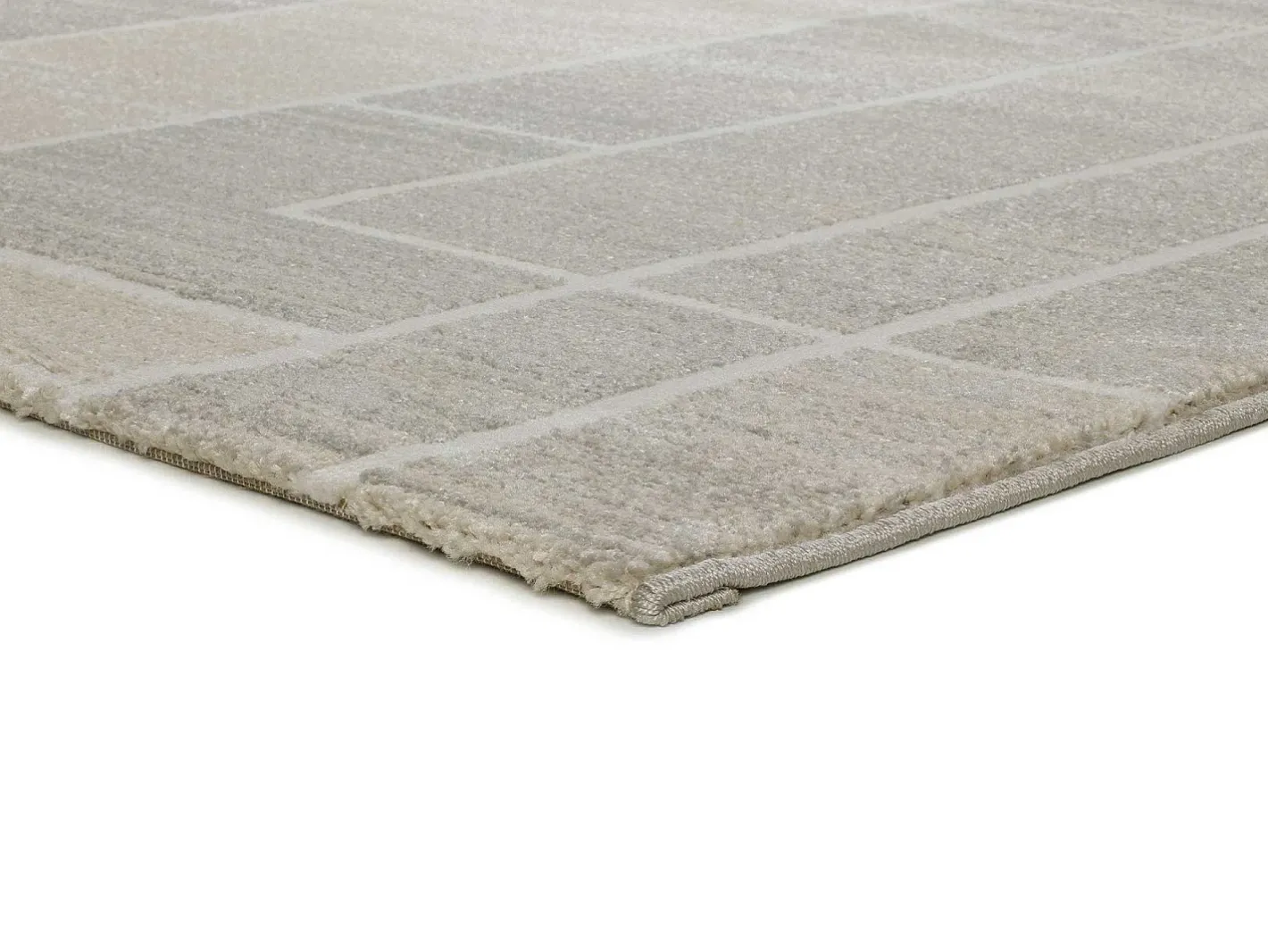 Outlet Alfombra interior - abstracto - - 80 x 150 cm - HL-ORIGIN Crema