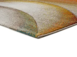 Alfombra De Salón-Alfombra interior - abstracto - multicolor - 120 x 170 cm - LIBET Naranja / Verde / Azul / Beige / Multicolor