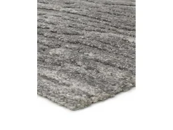 Clearance Alfombra interior - abstracto con relieve - - 80 x 150 cm - YEN Gris