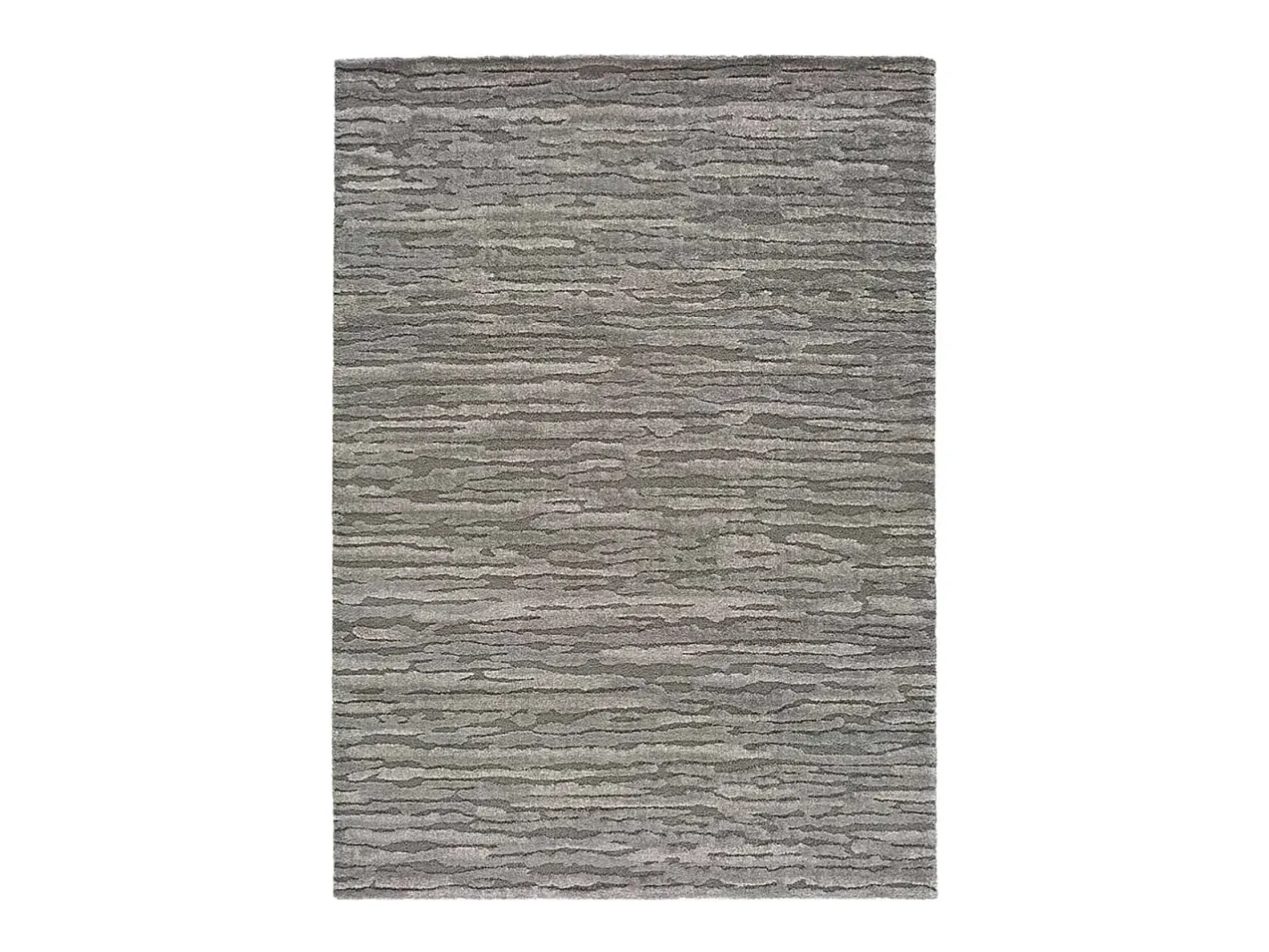 Clearance Alfombra interior - abstracto con relieve - - 80 x 150 cm - YEN Gris