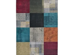 Alfombra interior - abstracto - gris - 140 x 200 cm - NEILA Multicolor