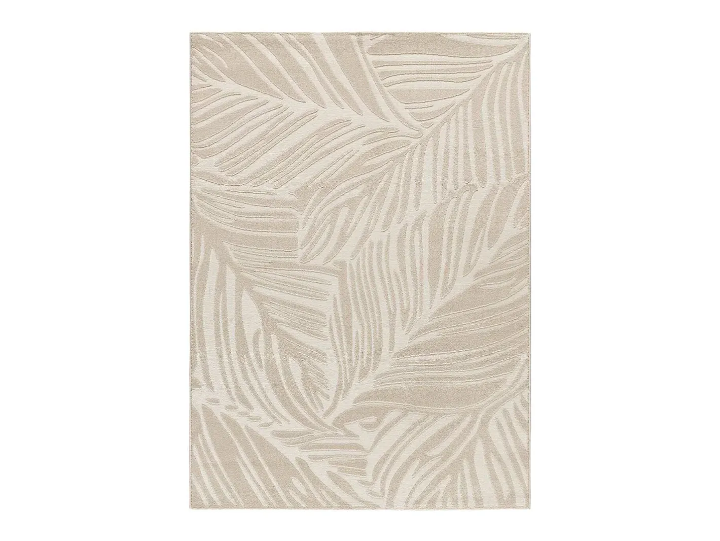 Alfombra De Salón-Alfombra interior - botánico - - 80 x 150 cm - SENSATION Blanco