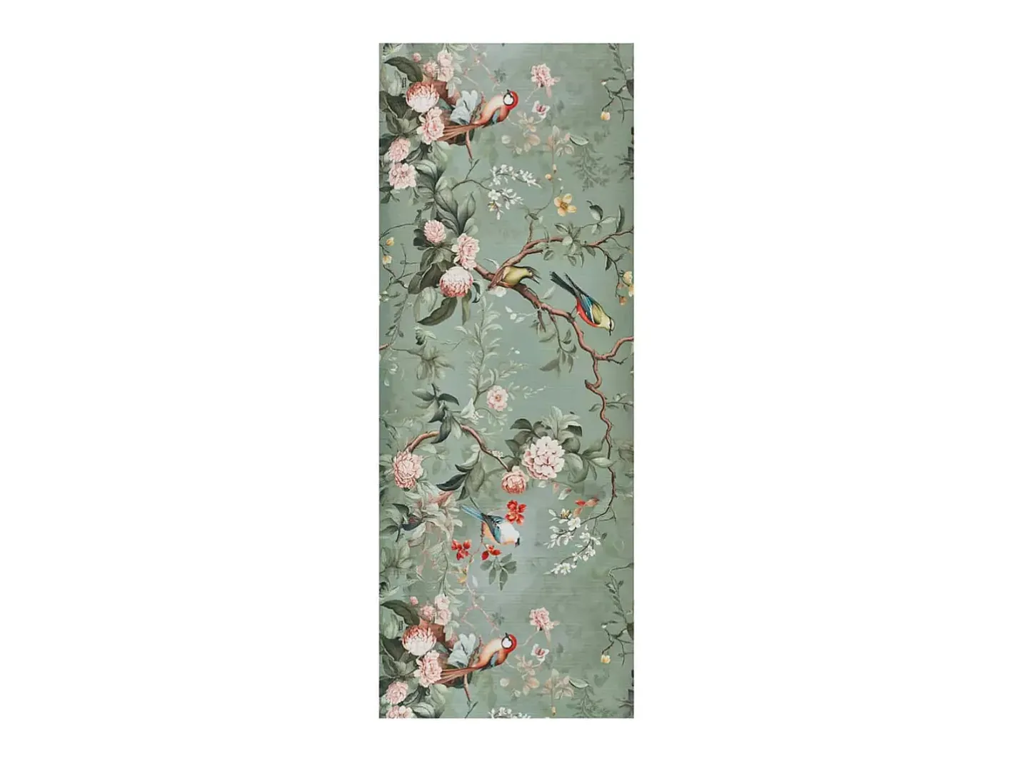Sale Alfombra interior - dibujos con flores - multicolor - 52 x 200 cm - RICCI Verde