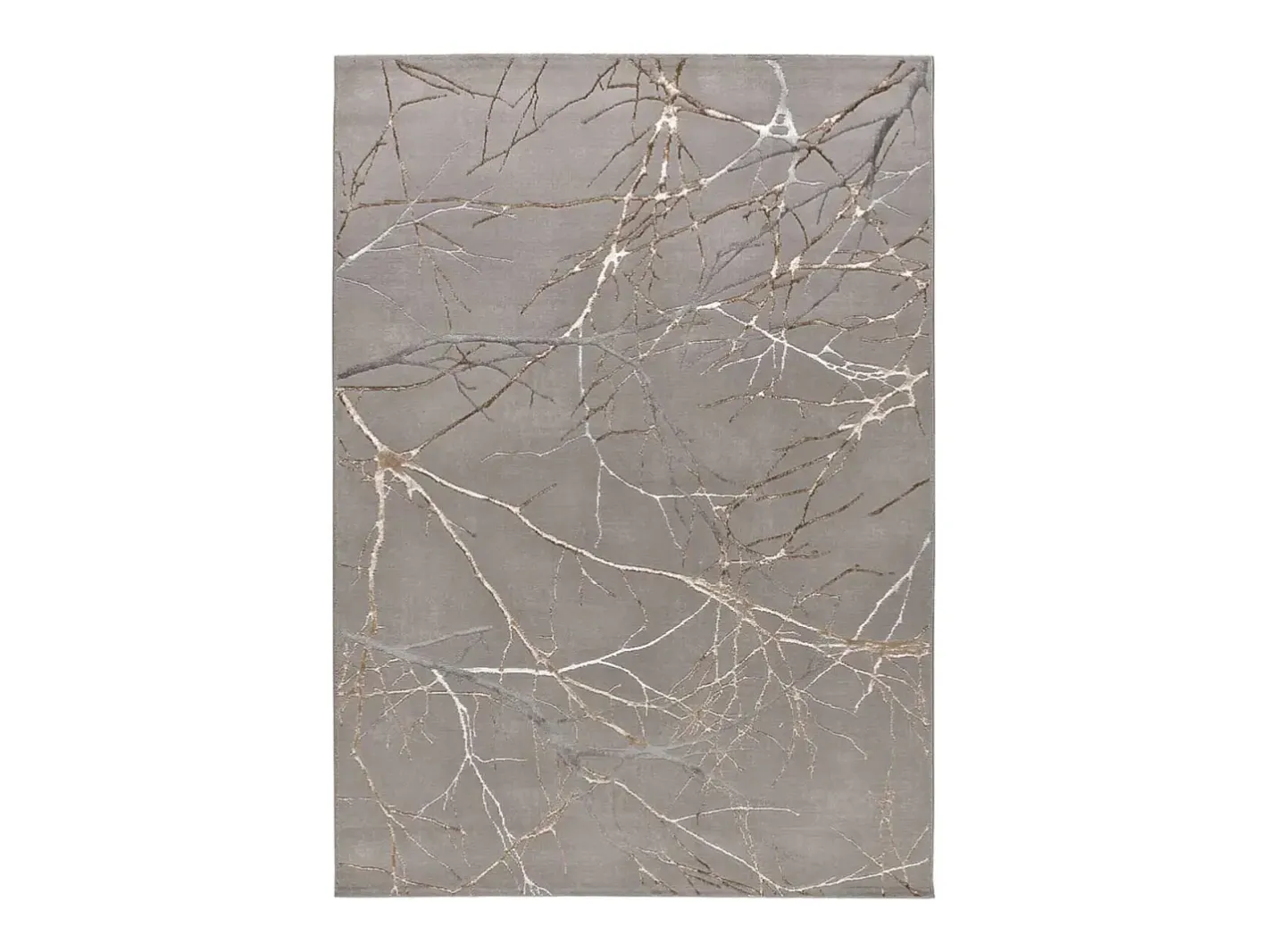Hot Alfombra interior - efecto mármol - - 200 x 290 cm - CREATION Gris