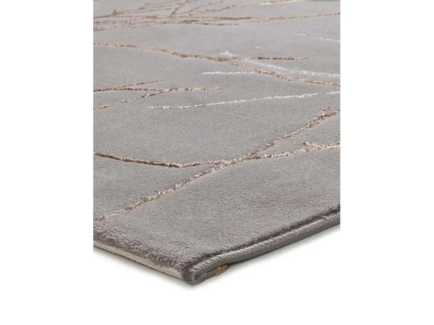 Hot Alfombra interior - efecto mármol - - 200 x 290 cm - CREATION Gris