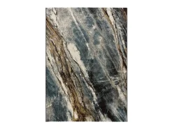 Alfombra interior - efecto mármol - - 80 x 150 cm - MARMOL MADERA Gris Discount