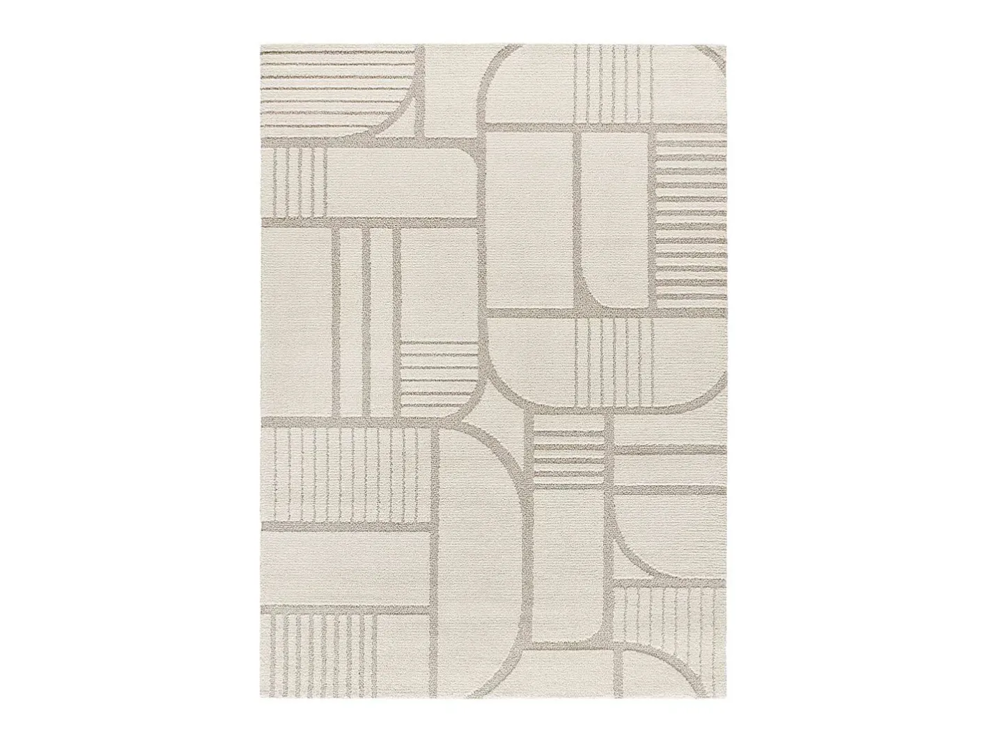 Clearance Alfombra interior - escandinavo - - 120 x 170 cm - SNOWY Blanco