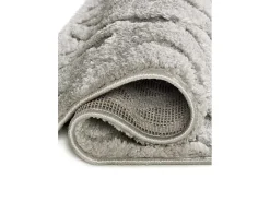 Online Alfombra interior - escandinavo con relieve - gris - 152 x 235 cm - JUNO Gris claro