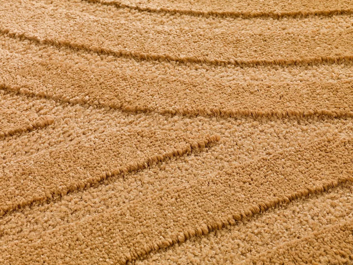 Alfombra interior - escandinavo - mostaza - 80 x 150 cm - SNOWY Amarillo Online