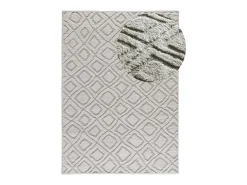 Alfombra interior - escandinavo con relieve - gris - 126 x 190 cm - JUNO Gris claro New