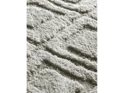 Alfombra interior - escandinavo con relieve - gris - 126 x 190 cm - JUNO Gris claro New