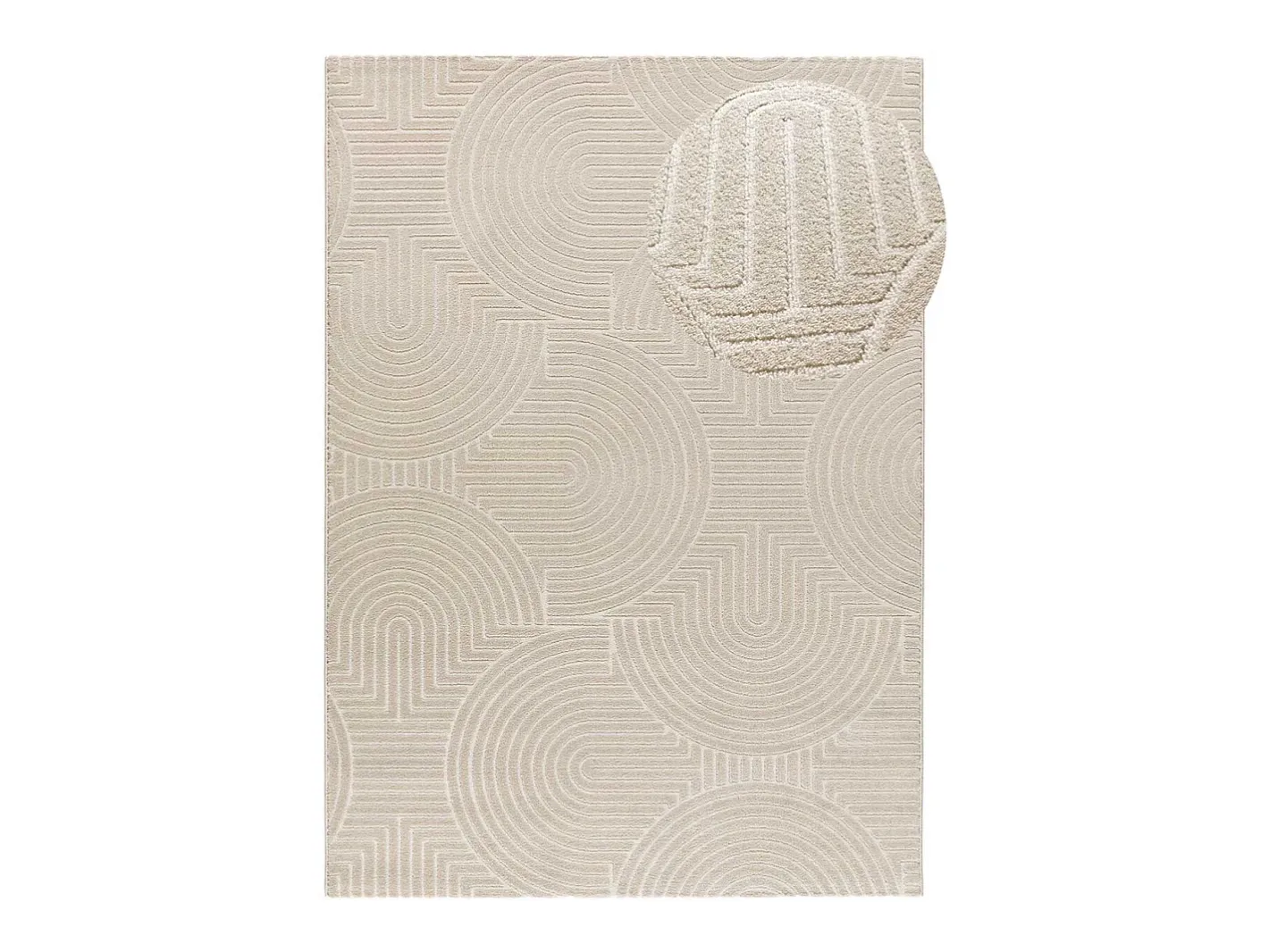 Alfombra De Salón-Alfombra interior - escandinavo - - 80 x 150 cm - ZEN Blanco