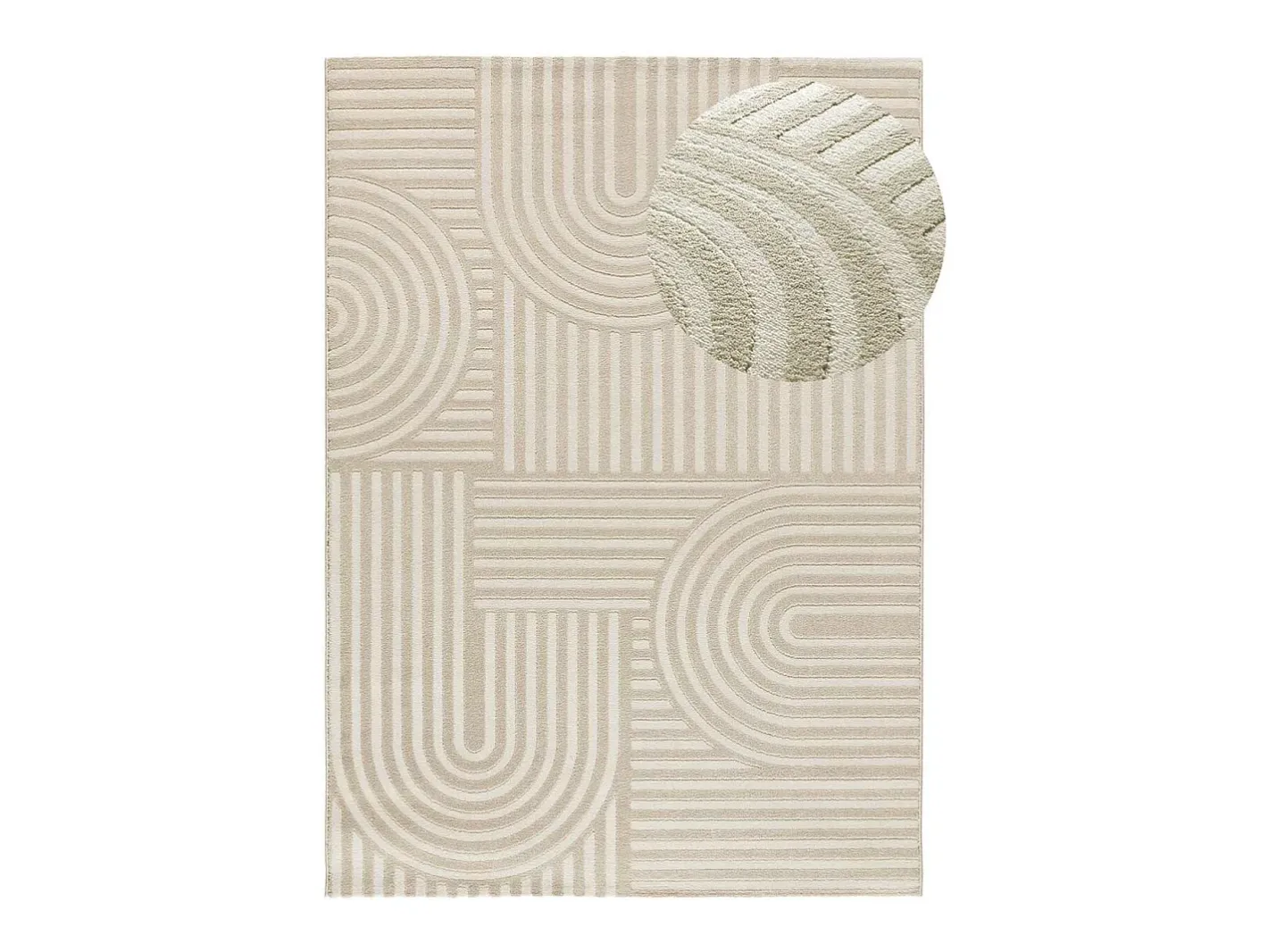 Alfombra interior - escandinavo - - 133 x 190 cm - ZEN Blanco Clearance