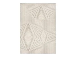 Alfombra De Salón-Alfombra interior - escandinavo con relieve - - 120 x 170 cm - LINA Blanco