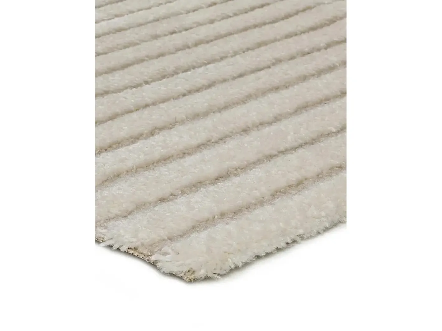 Alfombra De Salón-Alfombra interior - escandinavo con relieve - - 120 x 170 cm - LINA Blanco