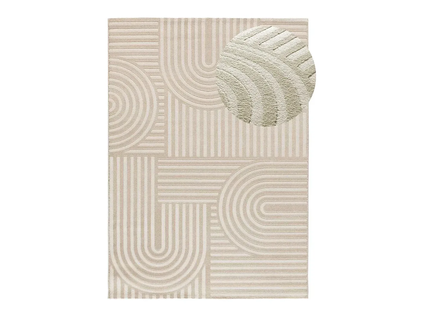 Alfombra interior - escandinavo - - 160 x 230 cm - ZEN Blanco Outlet