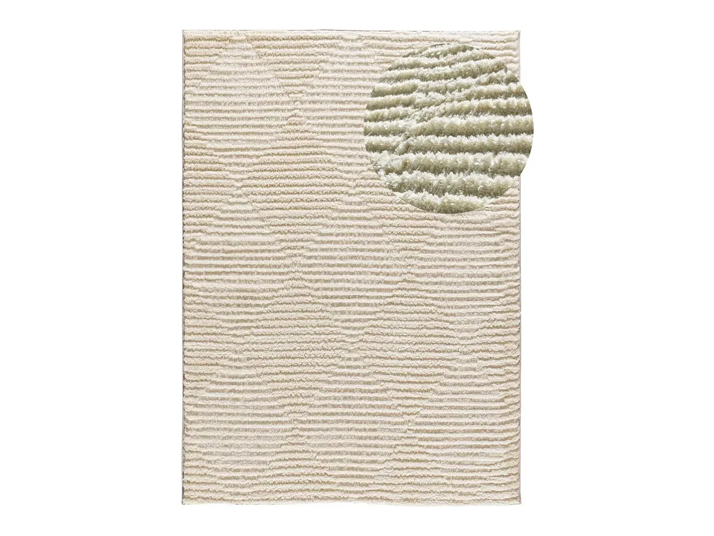 Outlet Alfombra interior - escandinavo - - 120 x 170 cm - LIMA Crema