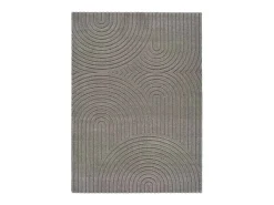 Clearance Alfombra interior - escandinavo con relieve - - 160 x 230 cm - LINA Gris