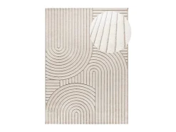 Online Alfombra interior - escandinavo con relieve - blanco - 80 x 150 cm - DIENA Beige