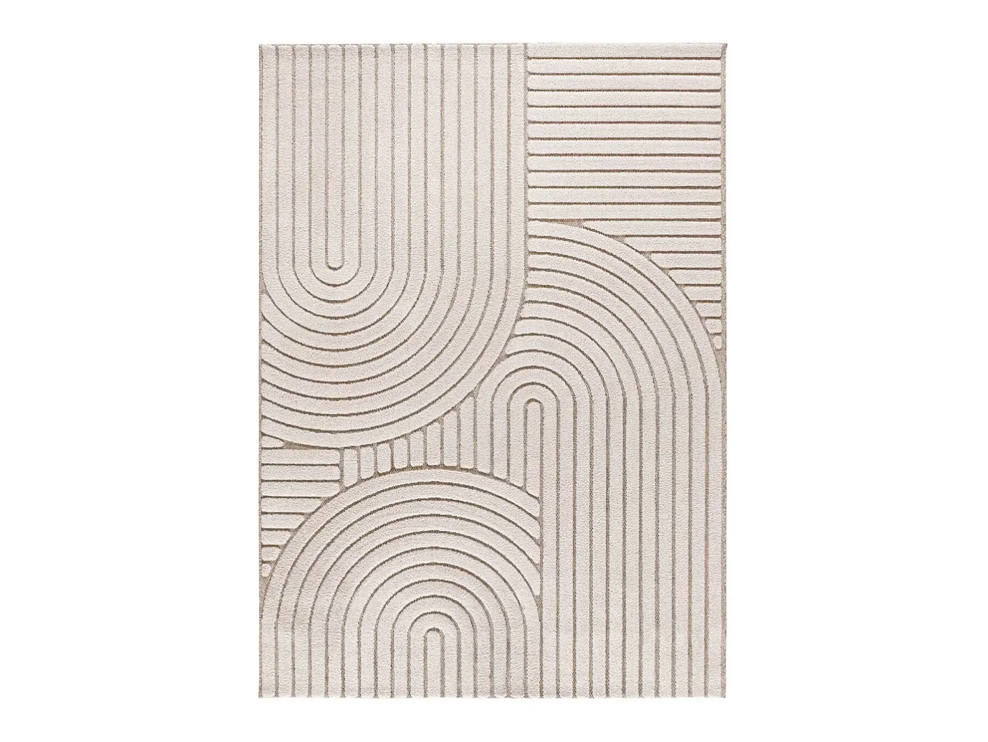 Online Alfombra interior - escandinavo con relieve - blanco - 80 x 150 cm - DIENA Beige