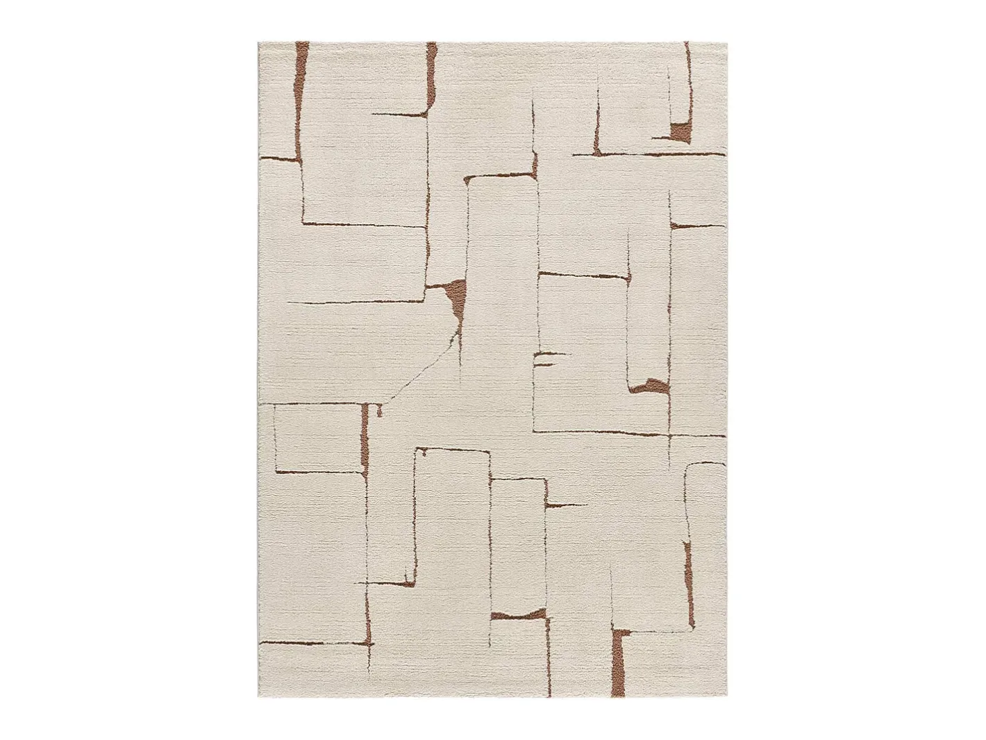 Alfombra De Salón-Alfombra interior - escandinavo - crema - 120 x 170 cm - CANDELA Cobrizo