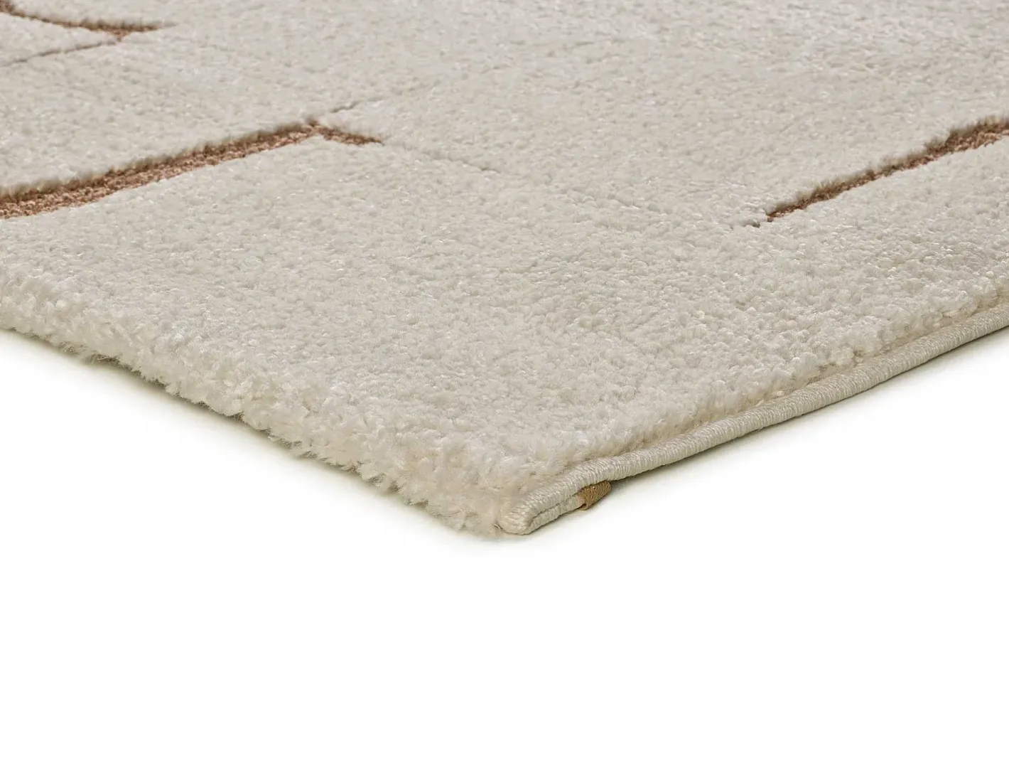 Alfombra De Salón-Alfombra interior - escandinavo - crema - 120 x 170 cm - CANDELA Cobrizo