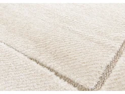 Alfombra interior - escandinavo con relieve - blanco - 160 x 230 cm - DIENA Beige Outlet