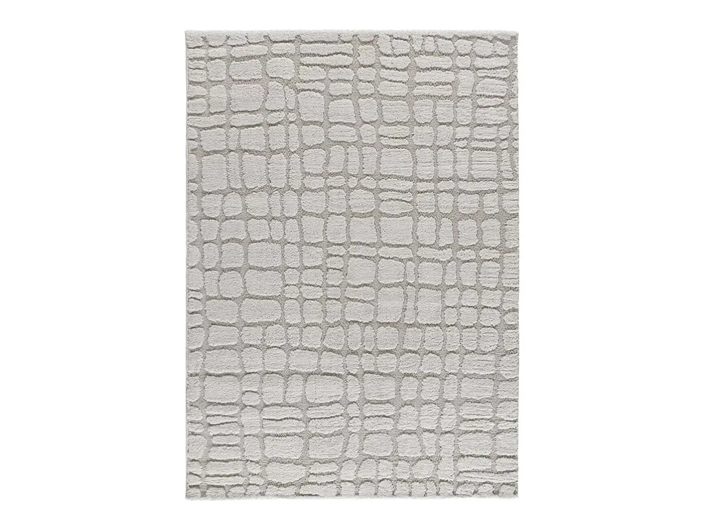 Alfombra interior - escandinavo con relieve - gris - 126 x 190 cm - JUNO Gris claro Best