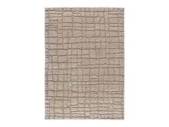 Discount Alfombra interior - escandinavo con relieve - piedra - 152 x 235 cm - JUNO Topo