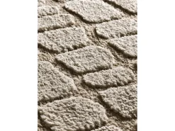 Discount Alfombra interior - escandinavo con relieve - piedra - 152 x 235 cm - JUNO Topo