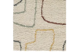 Best Alfombra interior - escandinavo - multicolor - 80 x 150 cm - MARIS Beige