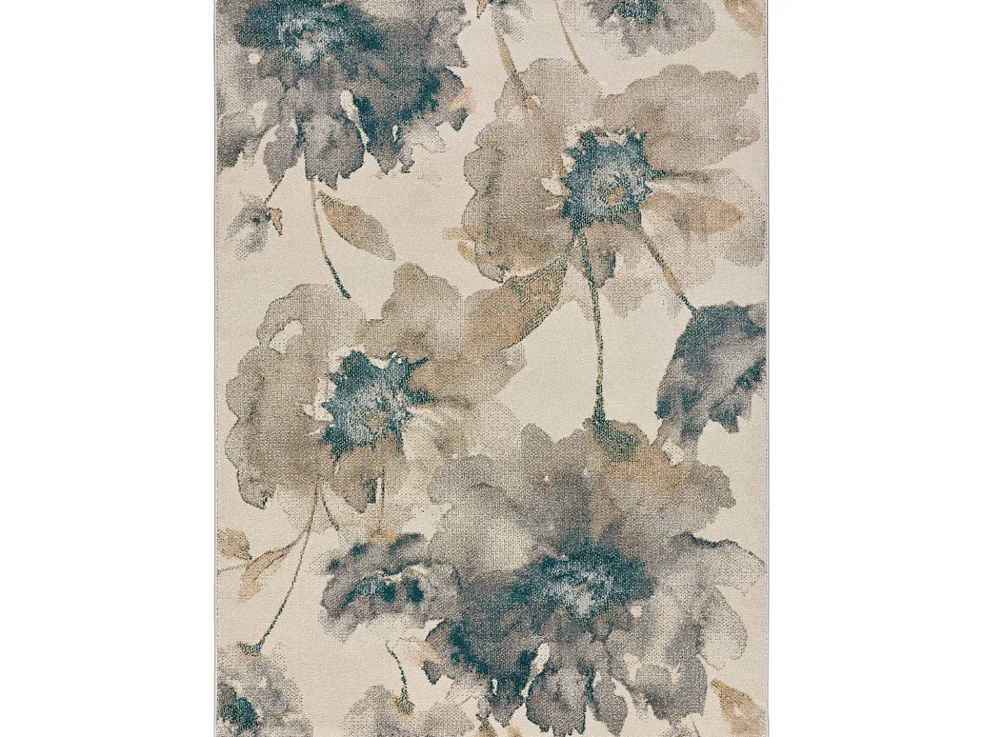 Alfombra De Salón-Alfombra interior - floral - - 160 x 230 cm - SARA Multicolor