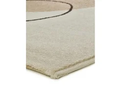 Online Alfombra interior - formas orgánicas - beige / negro - 160 x 230 cm - LESSIA Negro / Beige