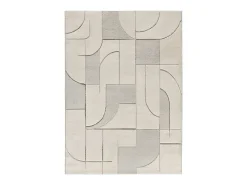 Alfombra interior - geométrico - - 80 x 150 cm - LENA Crema New