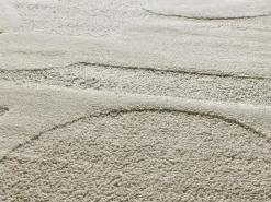 Alfombra interior - geométrico con relieve - - 160 x 230 cm - VERONA Crema Discount