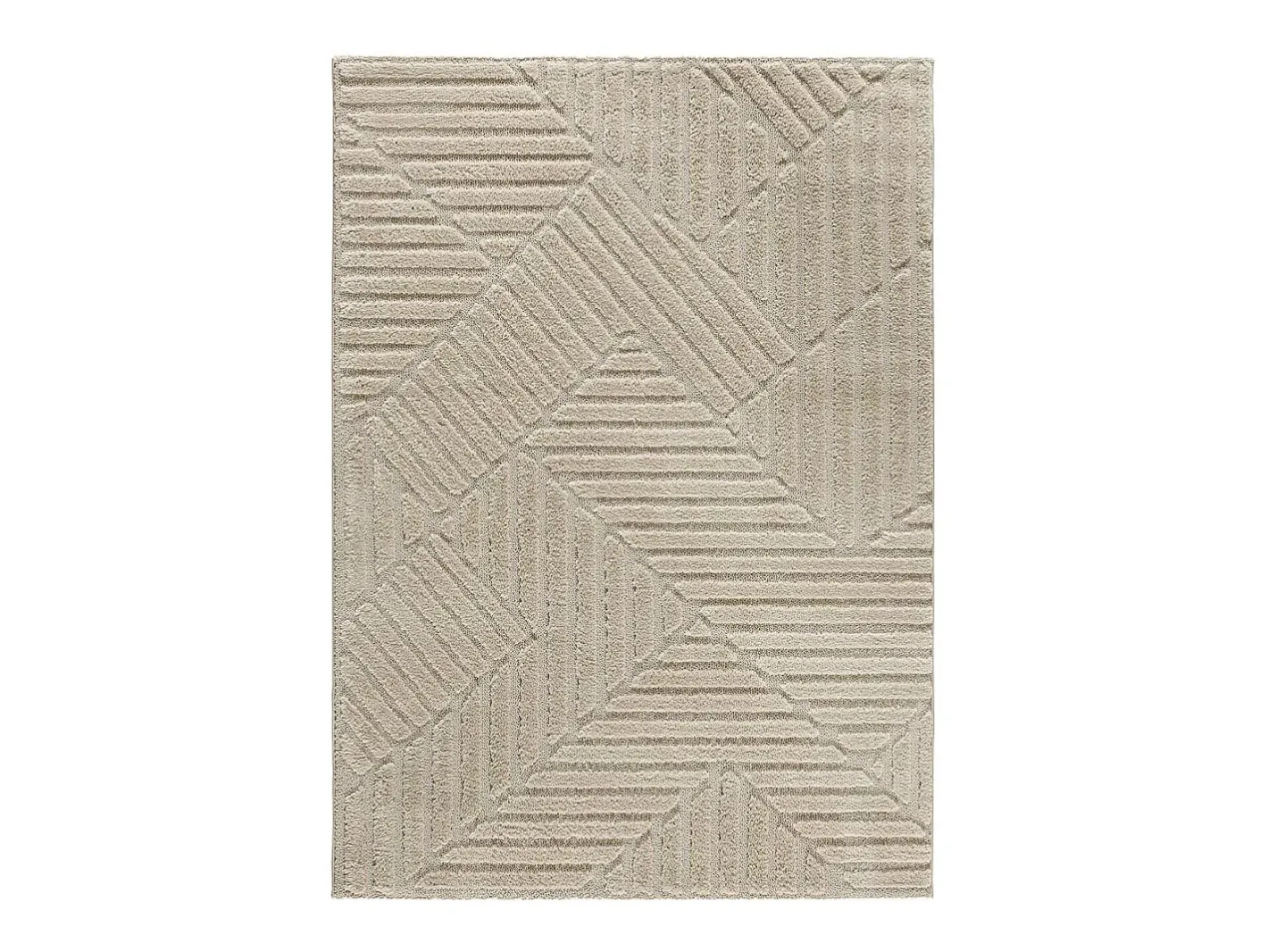 Alfombra De Salón-Alfombra interior - geométrico - - 80 x 150 cm - NUMA Beige