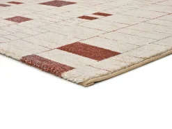 Best Alfombra interior - geométrico - beige / caldera - 133 x 190 cm - BERUTI Beige / Cobrizo