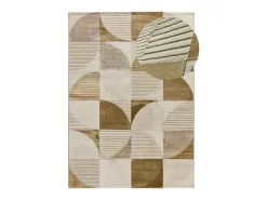 Outlet Alfombra interior - geométrico - - 80 x 150 cm - MELFI Multicolor